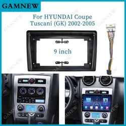 9 Inch Car Frame Fascia Adapter For Hyundai Coupe Tuscani (GK) 2002-2005 Android Radio Dash Fitting Panel Kit