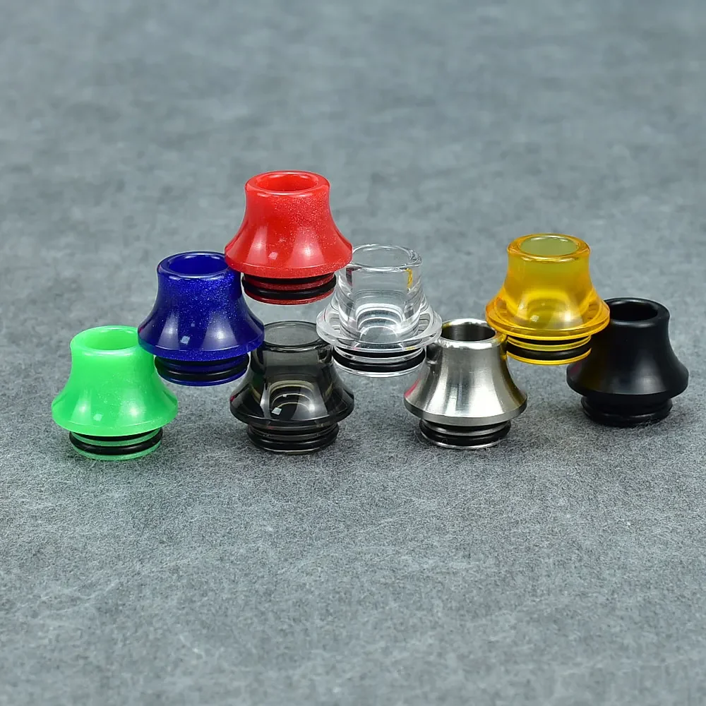 Wolfcoolvape 810 Vape Drip Tip PC y 316SS para Zeus X RTA Apocalipsis GEN 2 RDA atomizador de orificio ancho RDA RTA Accesorios