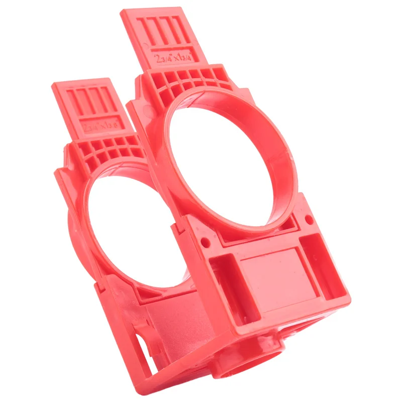 PORK-3X Door Lock Installation Kit,Door Hole Drilling Kit For Deadbolts And Locksets With Guide Template, Door Lock Hole Saw