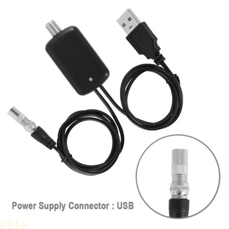 E21E مكاسب عالية منخفضة الضوضاء هوائيات التلفزيون مكبر للصوت أكثر وضوحا 4K HDTV إشارة استقبال الإشارة التعزيز إشارة لمشاهدة