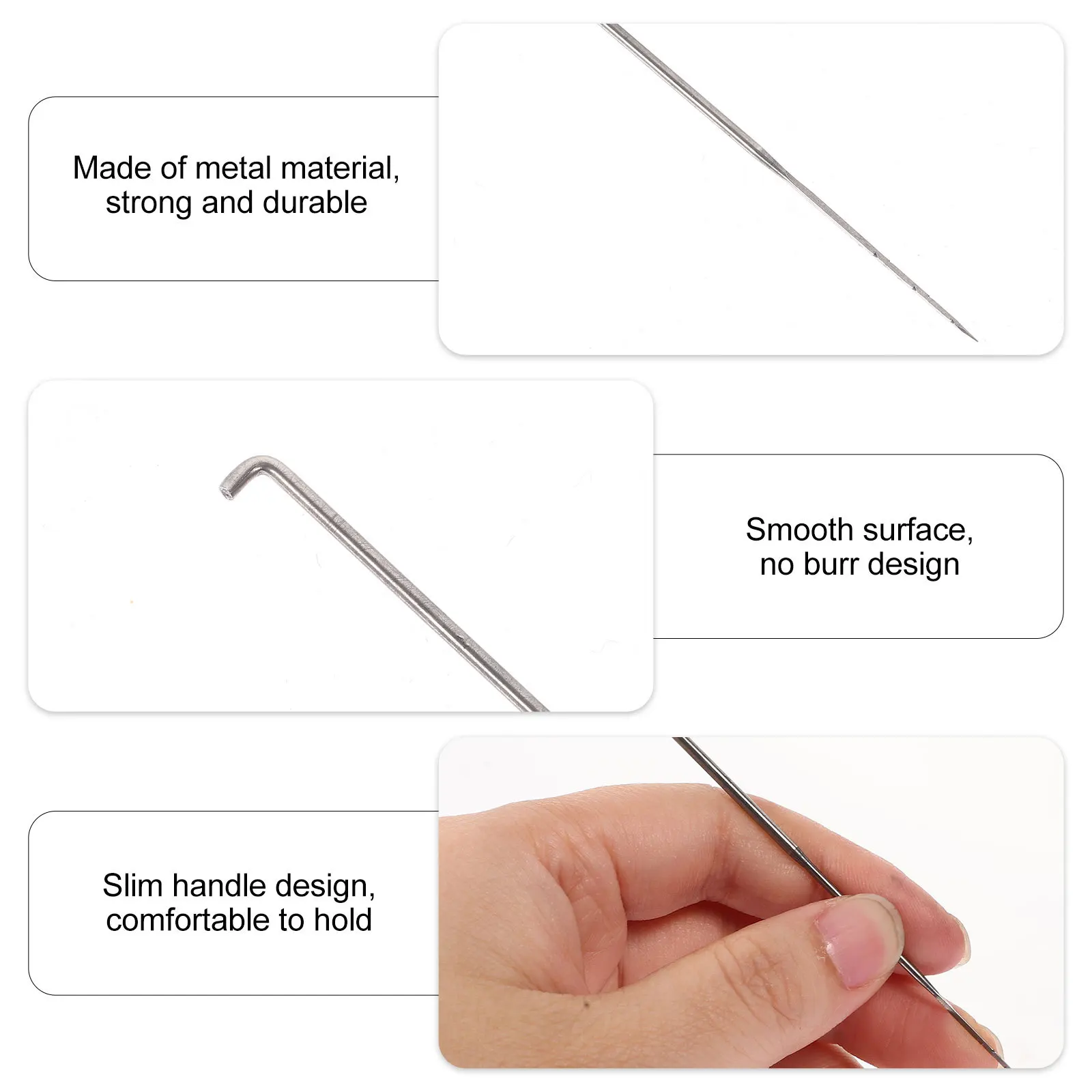 

45pcs Needle Felting Tool Wool Felt Needle For Diy Knitting Craft Felting Supplies Smooth Lightweight Portable No Burrs Safe