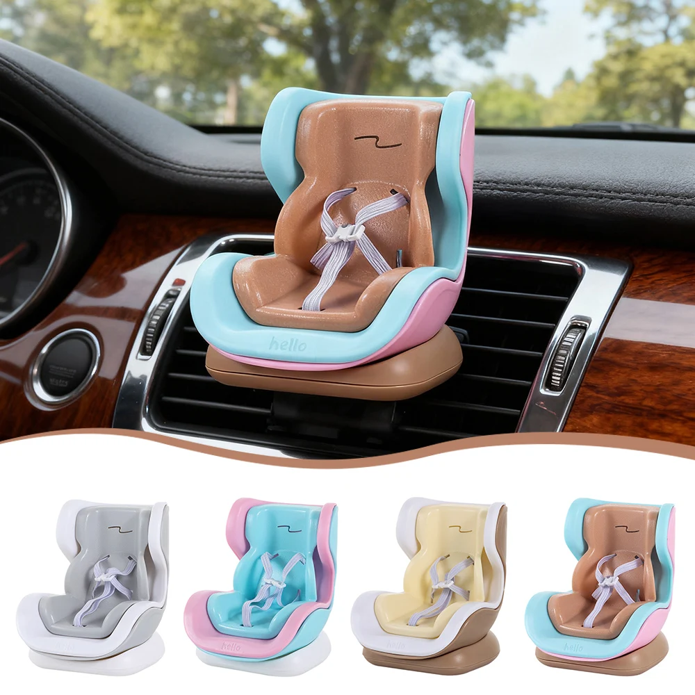 Car Doll Safety Seat Cartoon Chair Model Car Seat Outlet Decor For Doll Car Interior Styling Girl Birthday Gifts