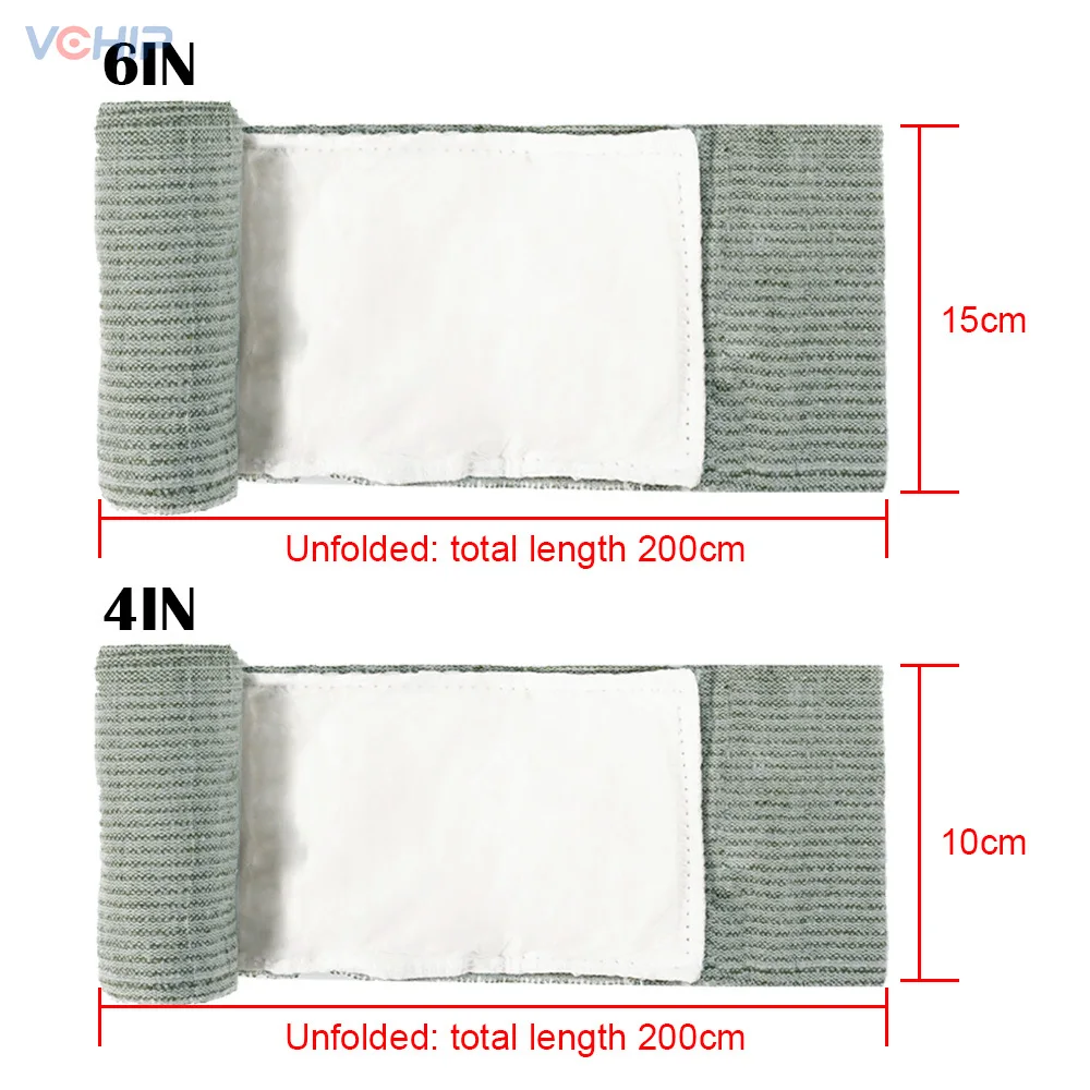 Israel Bandage Trauma Kit Emergency Compression Tourniquet Medical Dressing Sterile Roll Bandage High Elastic First-aid Outdoor