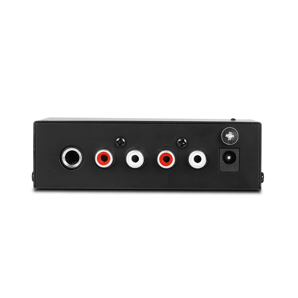 Depusheng DP400 4 Channels Mini Stereo Audio Headphone Amplifier 12V Power Adapter