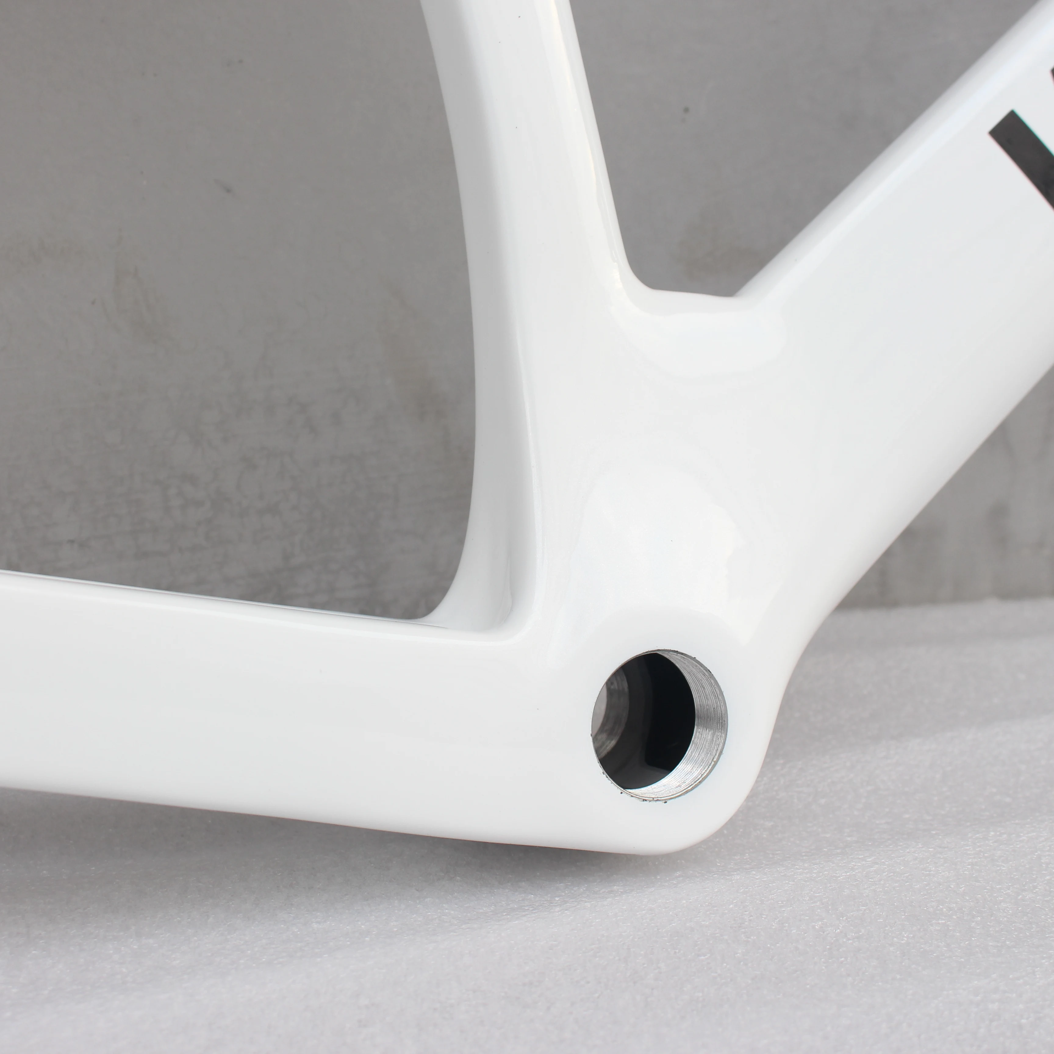 Engrenagem fixa chinesa 700c aero track quadro de carbono conjunto de quadros de bicicleta de pista de carbono tamanho 48/51/54/57cm
