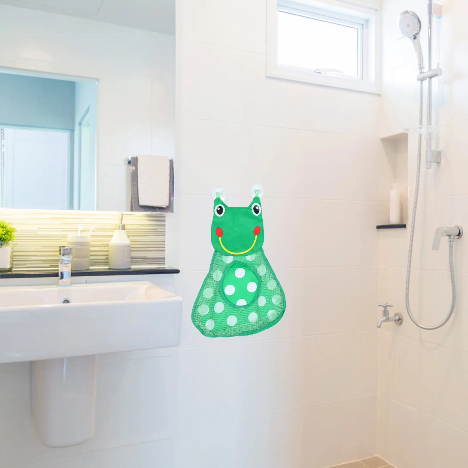 

Suction Toys for Baby Containers Practical Storage Bags Bath Organizers Breathable Kid Bathroom Pouches