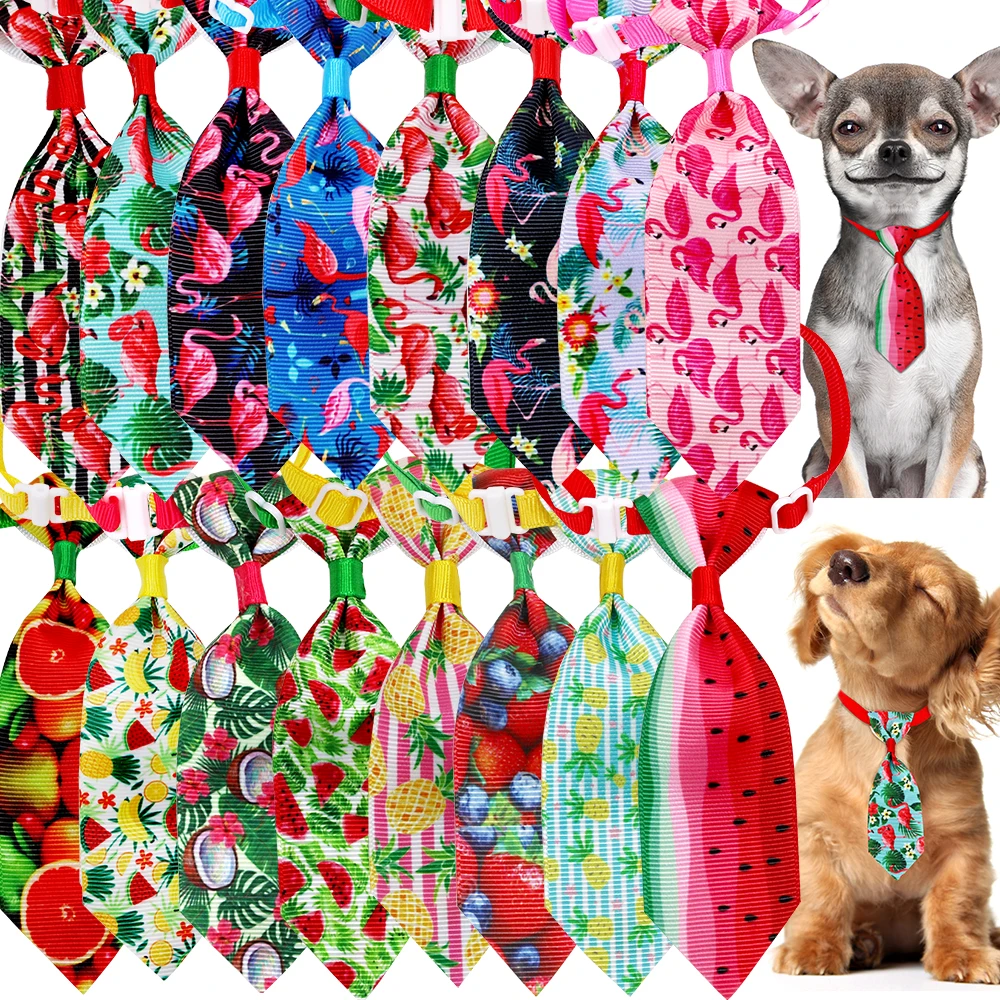 Pajarita de estilo frutal para perros pequeños, accesorios para mascotas, productos para perros, 10 unidades