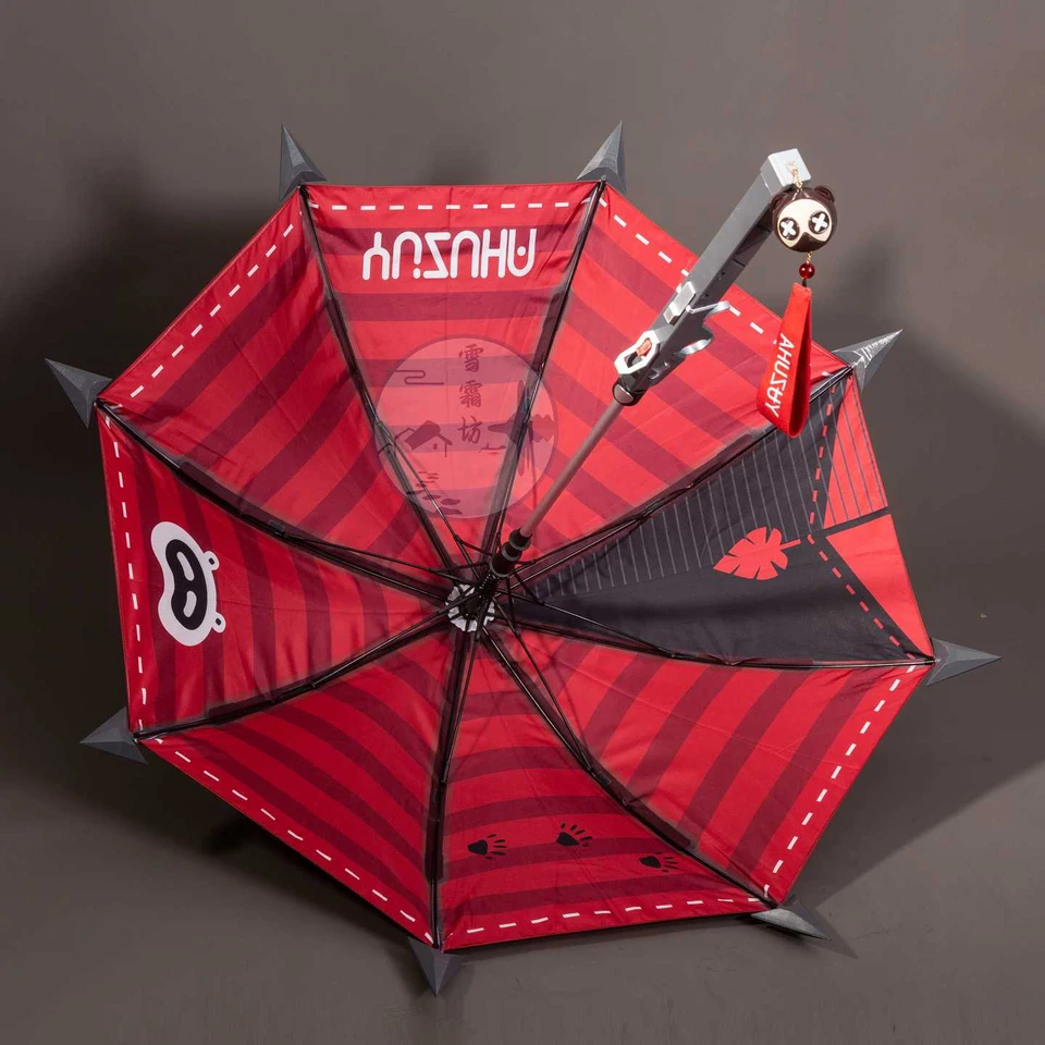 2025 Ukinami Yuzuha Cosplay Red Umbrella Props Game Zenless Zone