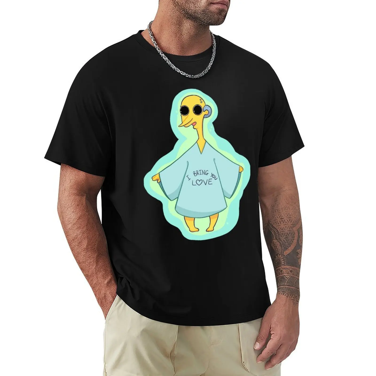 

Alien Mr Burns T-Shirt Minimal Art Print T-Shirt