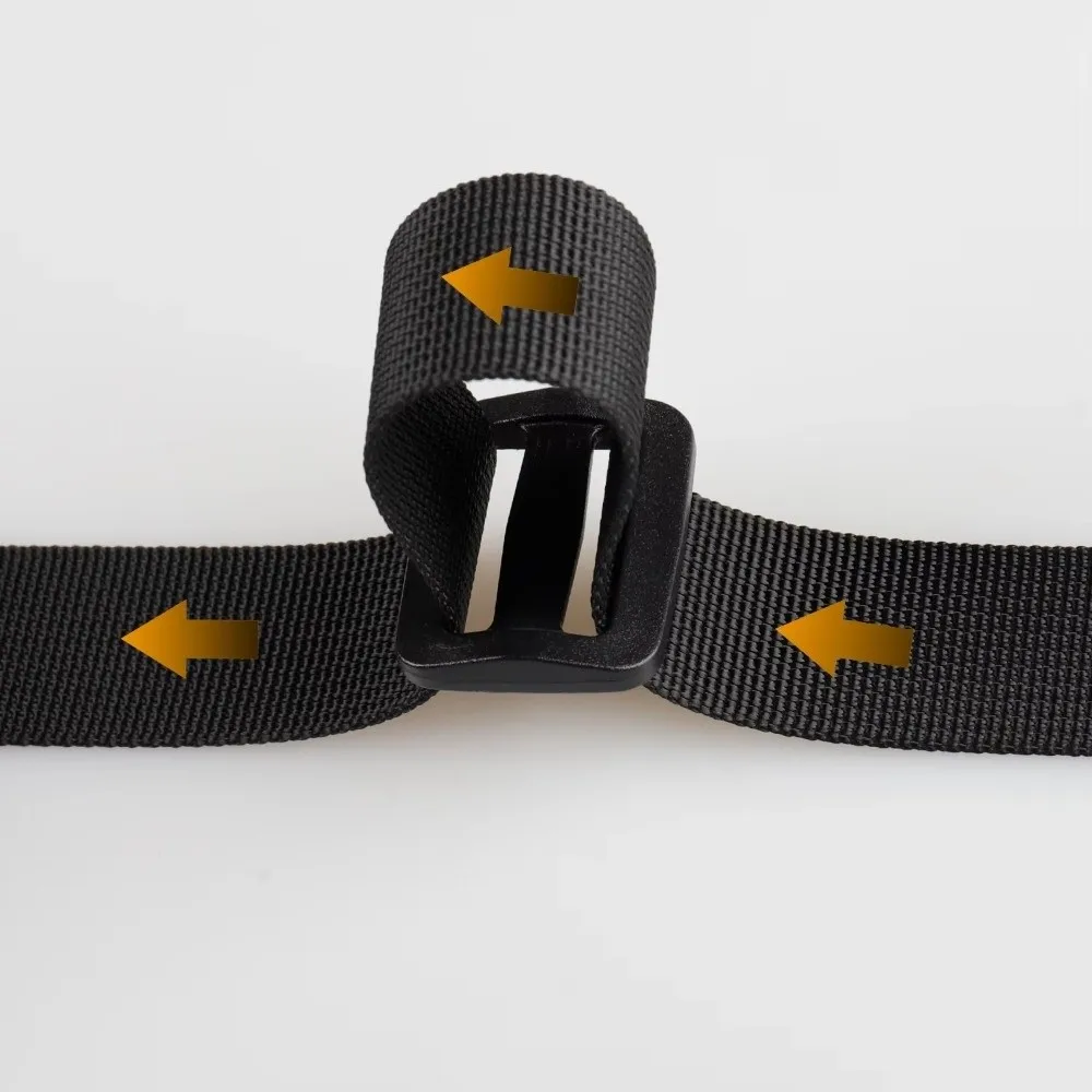 حزام نايلون متين قابل للتعديل بلون سادة متعدد الوظائف حزام أدوات على شكل حرف Y