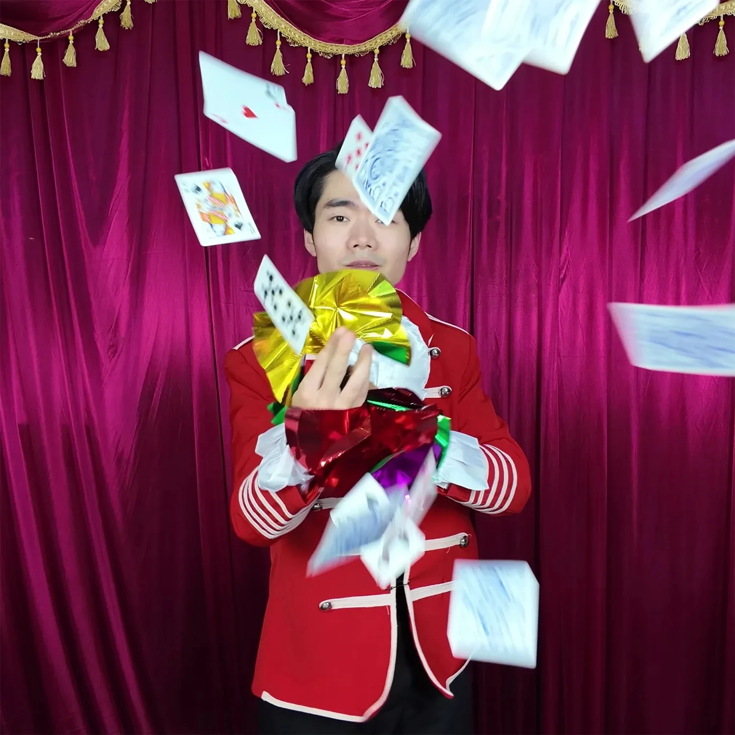 Instant Dove Production Gimmick By J.C Stage Magic Tricks Professional Object Appear Illusion Magia Magicians Prop Accessory