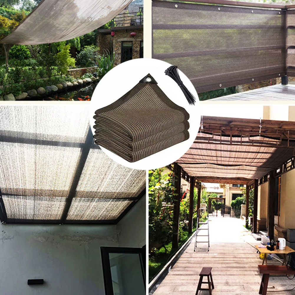 Balcony Privacy Screen Fence Cover UV Protection Privacy Screen Balcony Shield For Deck Patio Outdoor Pool Railing