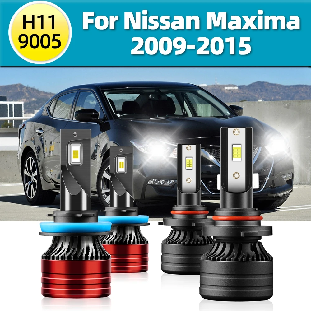 120W Car LED Headlight Bulbs High Power CSP Auto Turbo Lamps Plug with Wire For Nissan Maxima 2009 2010 2011 2012 2013 2014 2015