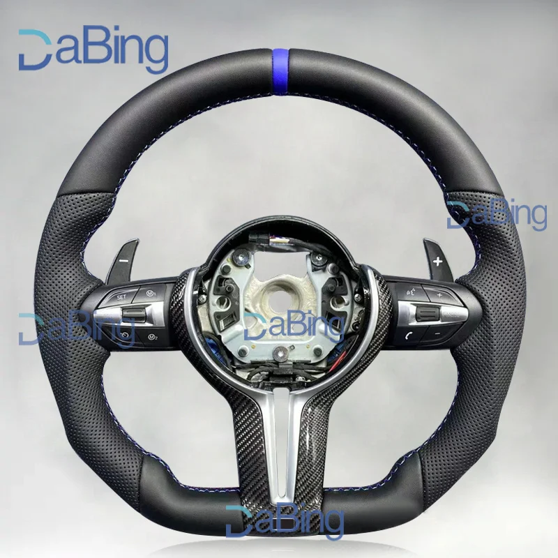 

Внутренний кожаный руль для BMW 3 5 серии F10 F15 F20 F22 F30 F32 F36 F80 F82 M3 M4 M5 E90 E70 M Спортивный руль