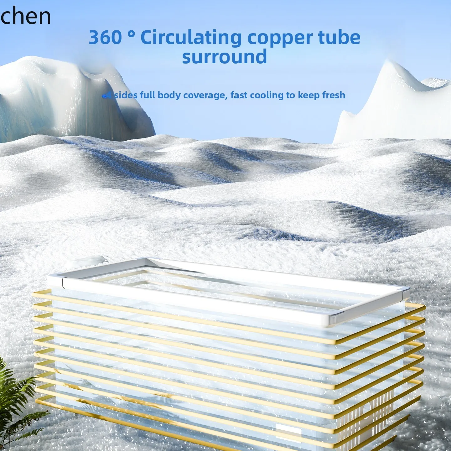 LXC ice cream freezer cabinet glass door horizontal supermarket freezer fresh-keeping frozen refrigerated display cabinet