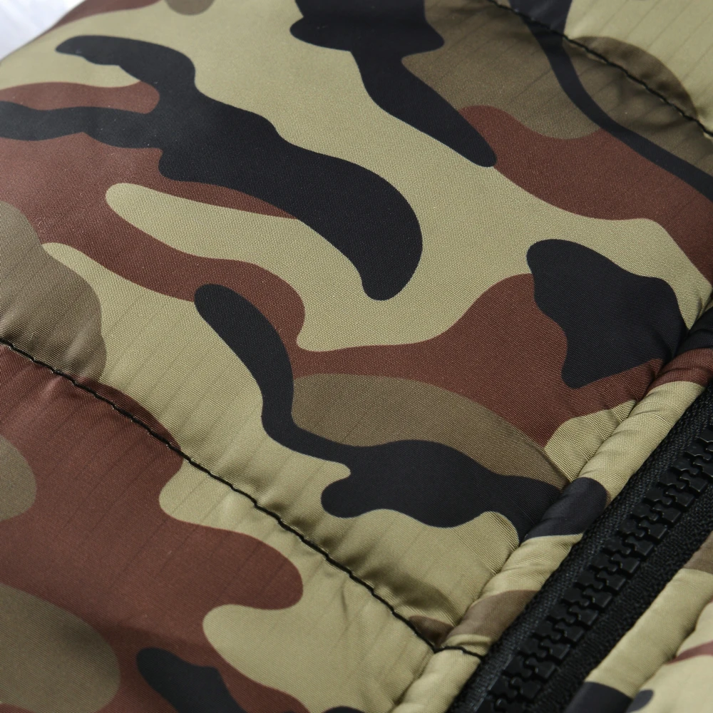 Camouflage Large Dog Jacket Coat For Medium Big Dogs Pet Windproof Zipper Vest Clothes French Bulldog Labrador Costume Outfits