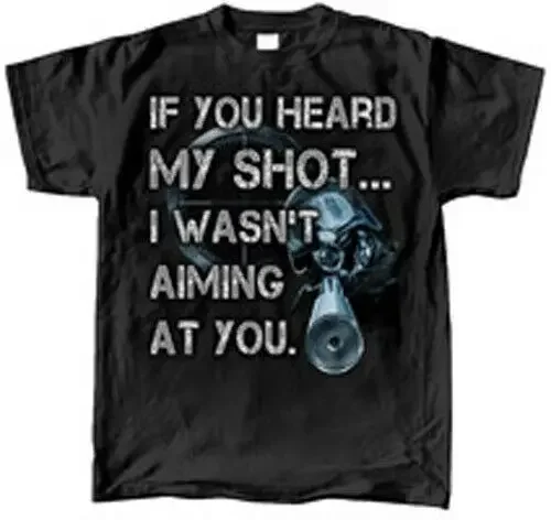 

If You Heard My Shot. USMC Marines Soldier Sniper T-Shirt. Summer Cotton Short Sleeve O-Neck Mens T Shirt New S-3XL