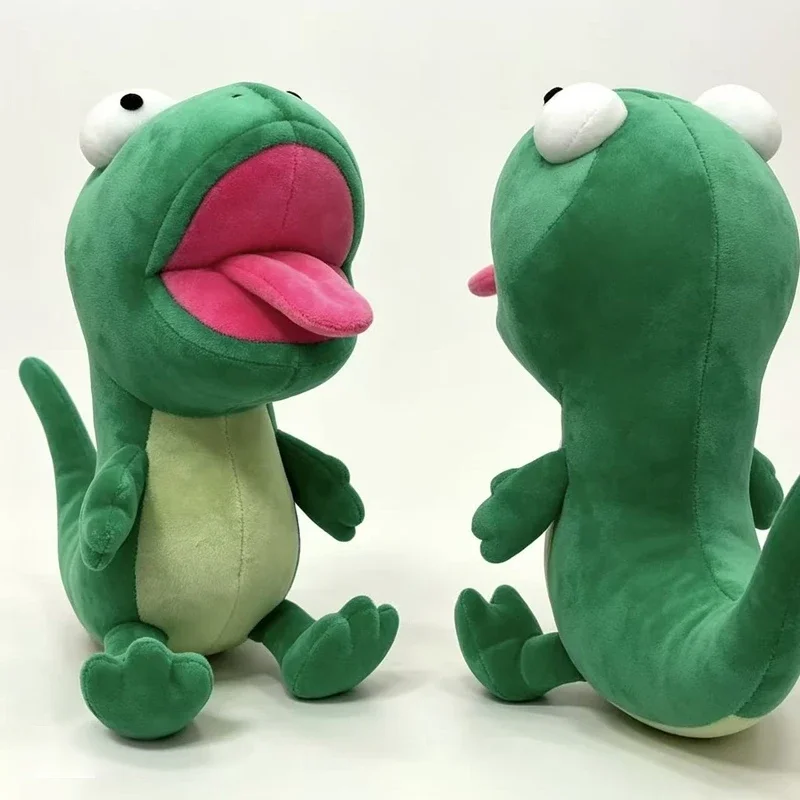 28cm Tom Lizard Plush Toy Funny Tongue Out Lizard Plushies Soft Fluffy Movable Tongue Stuffed Animal Cute Novelty Gag Plushie