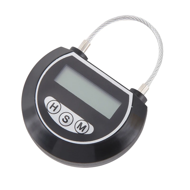 Electronic Time Lock Container, Multi Function Timer Bin, Brinquedos, Preto