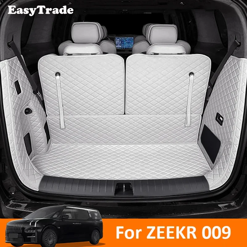 For ZEEKR 009 2022-2024 Six Seats Interior Accessories Car Trunk Mats Rear Tailbox Cargo Liner Anti-dirty Protection Cover