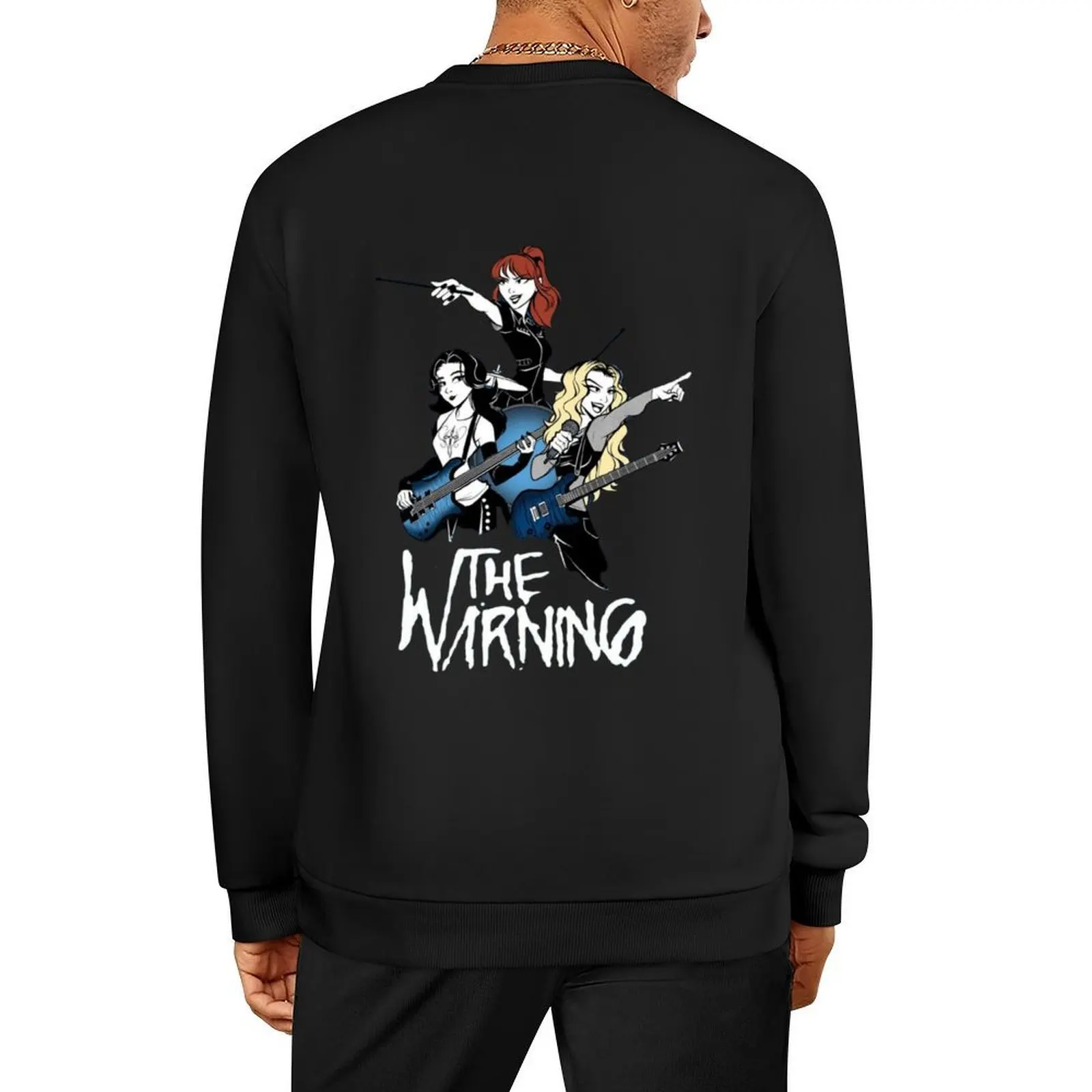 The Warning -Rock Band - بلوفر رياضي ملابس الخريف على الطراز الياباني سويت شيرت كبير الحجم للرجال