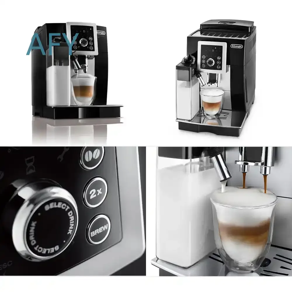 Espresso Coffee Maker Cappuccino Maker for Commercial Use Automatic Coffee Bean Grinder for Simple Style Coffee Machine