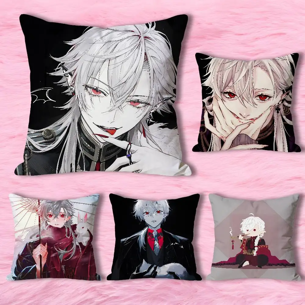 

K-kuzuhas Sweet Bite Various Sizes Square Pillow Case For Car Home Bedchamber Decor Custom Valentine gift