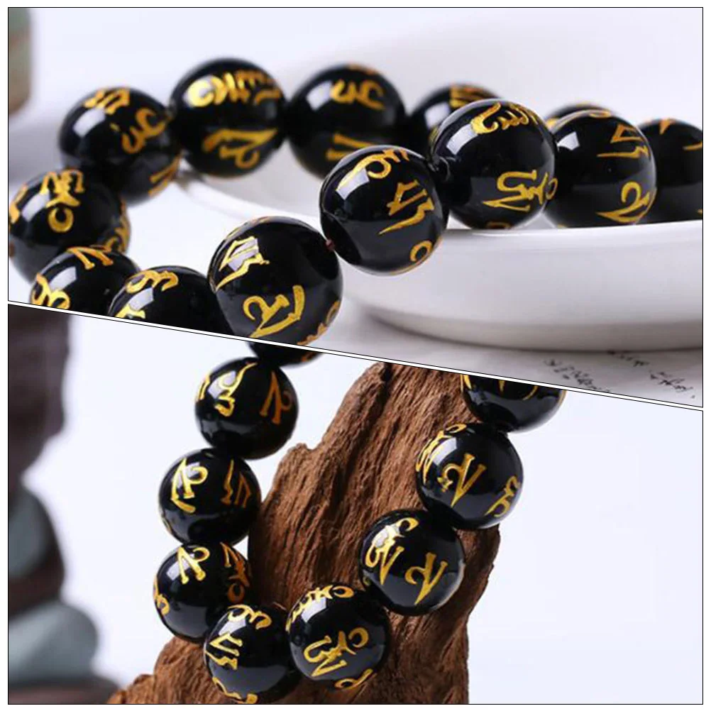 

100 Pcs Prayer Beads DIY Jewelry Small Hole Bracelets Making Acrylic Materials Loose