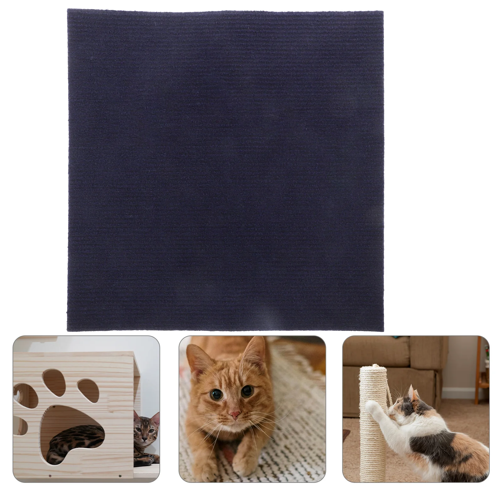 

Self-adhesive Carpet Pad Cat Climbing Fabric Accessories Scratching Mat Guard for Furniture Wall Polyester Protector