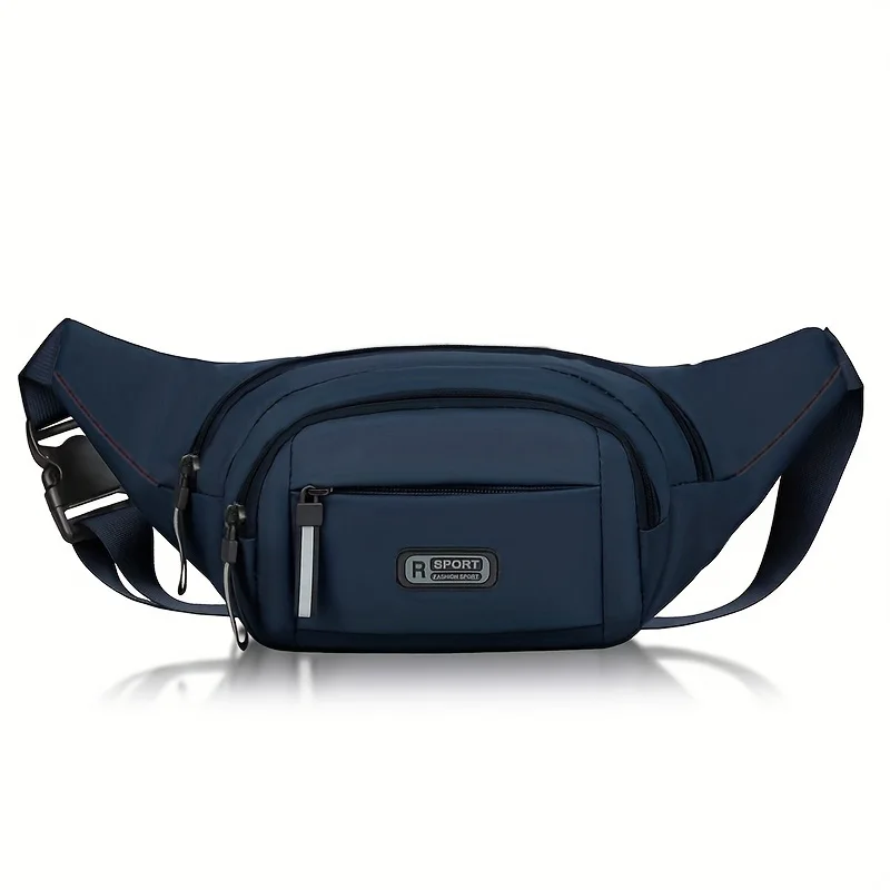 Herren Wasserdichte Hüfttasche mit Mehreren Fächern, Outdoor-Sport-Lauf-Reise-Umhängetasche, Brust-Gürteltasche in Verschiedenen Farben – Detail 3