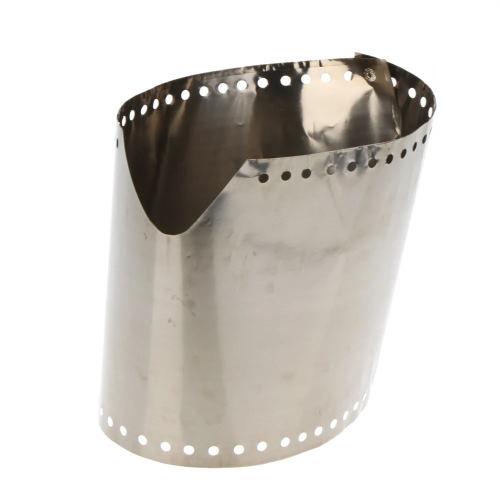 Outdoor Camping Stove Wind Shield Screen Ultralight Ultra-thin Titanium Height 15cm 19cm Windproof Plate Alcohol Wind Shield
