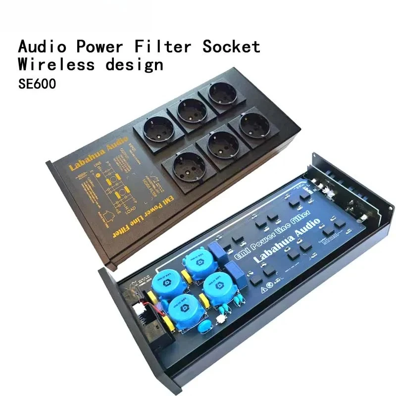 HIFI Audio Power Filter Socket Lightning Protection and Anti-interference Noise Reduction Wireless Design