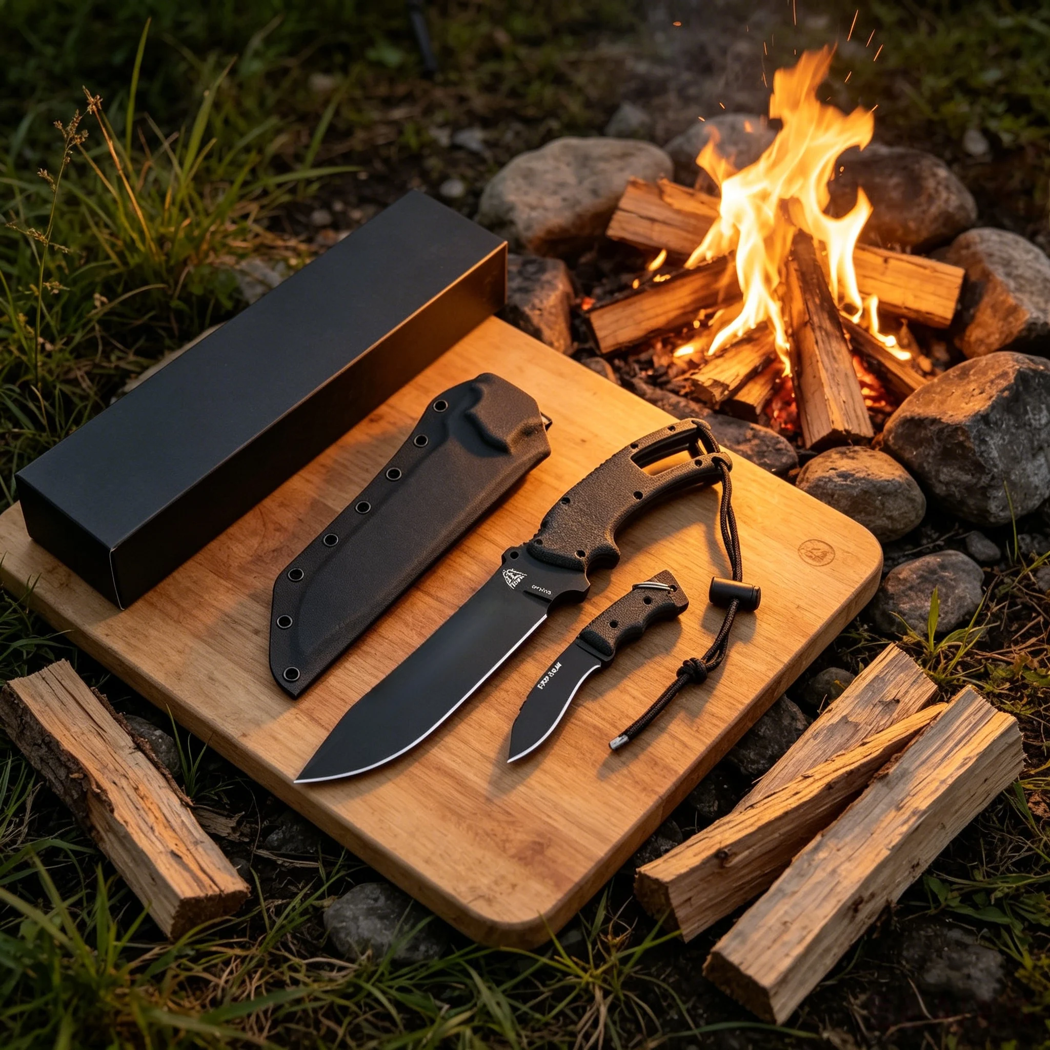 Pisau berkemah multifungsi unt - Dive Knife Titanium ulasan dan harga