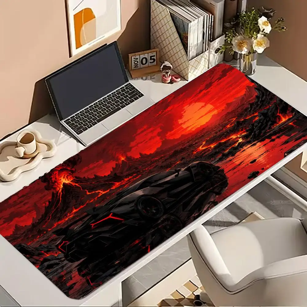 Retro Sunset Sports Mouse Pad Large size mouse pad  mouse carpet anti-slip gamer  mouse pad Laptop home office mouse blanket