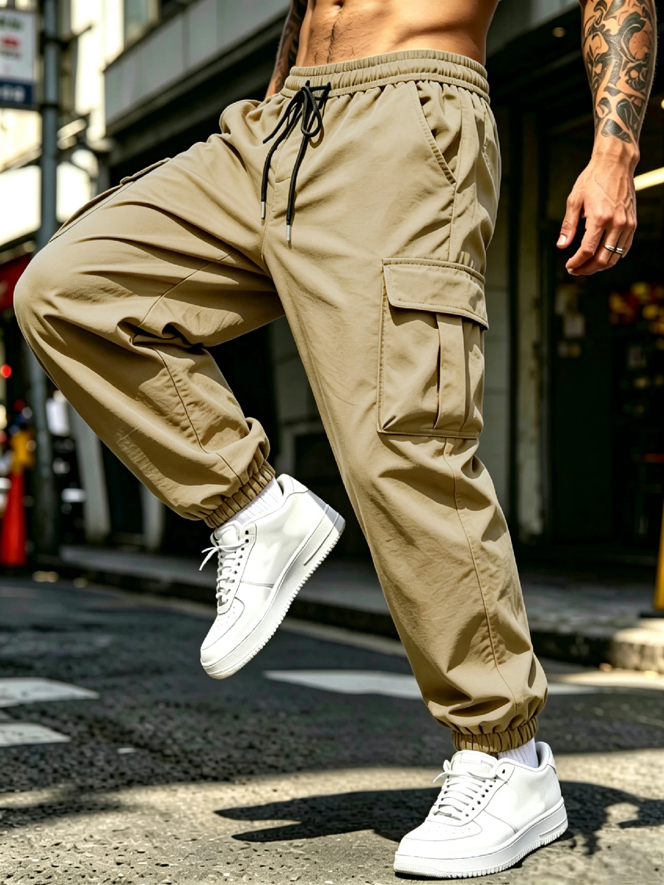 남성용 카고 조거 팬츠 | 멀티 포켓과 신축성 있는 - Cargo Jogger Pants 리뷰 및 가격