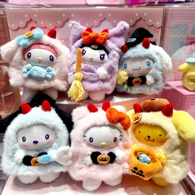 New Genuine Candy Carnival Night Series Blind Box Vinyl Plush Mystery Box Kawaii Bag Pendant Collectible Toy Halloween Gift