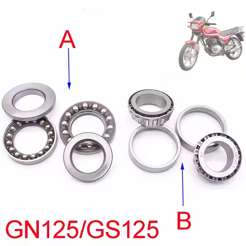 Motorcycle Steering Bearing Kit for Suzuki Haojue Dayang Qinqi Qjmotor Jincheng Dayun Haojin Loncin GN125 GS125 HJ125-8 GN125H/F