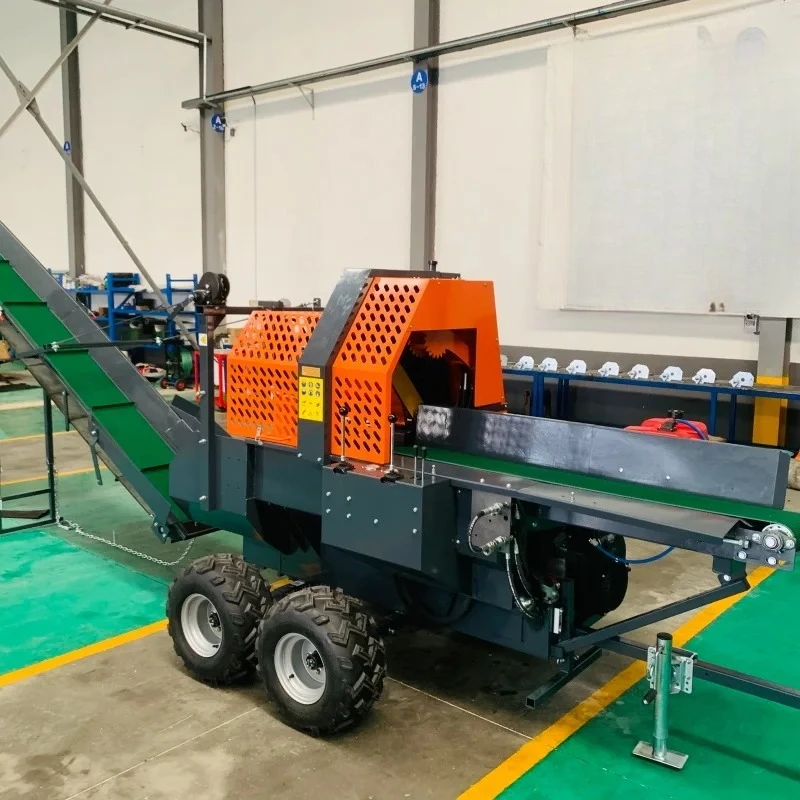 YG Customized 500ECO Firewood Processor Log Splitter, Cheap 30Ton  Hydraulic Wood Cutting and Splitting Machine Wood Proce