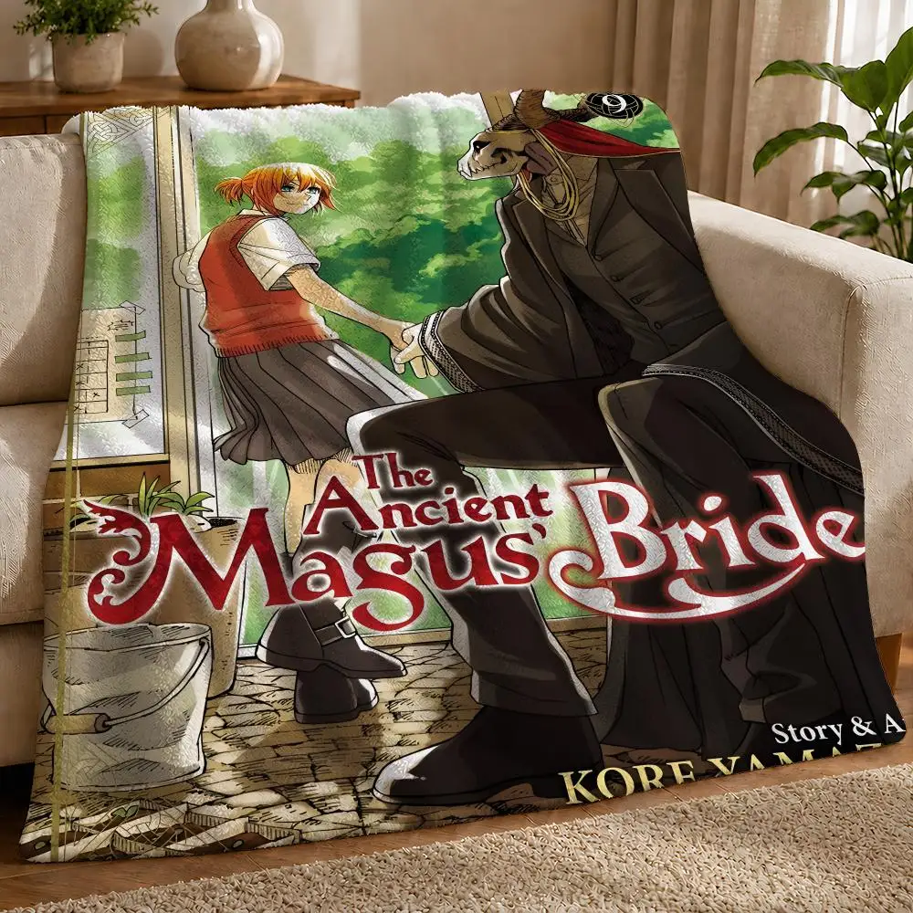 The Ancient Magus' Bride Throw 1pc Flannel Blanket Soft Lightweight Warm Cozy For Bedroom Sofa Bed