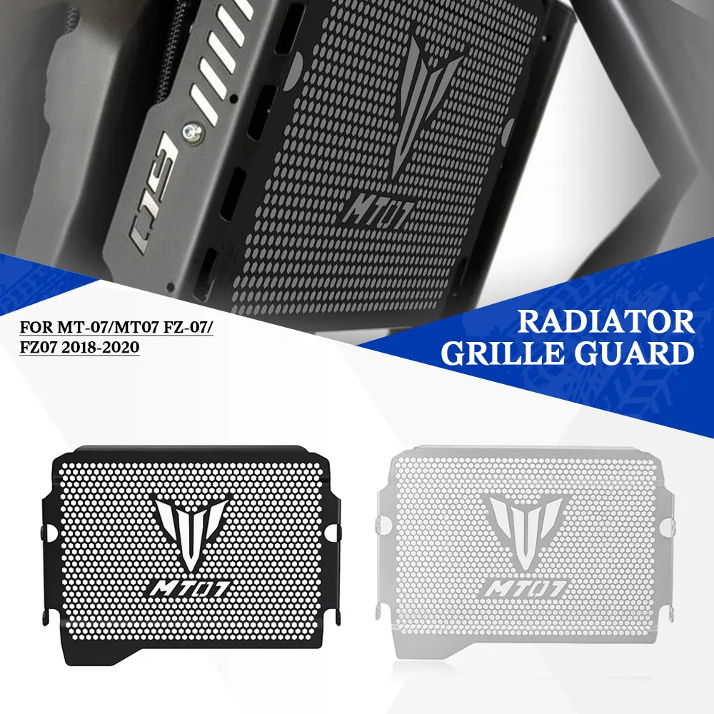 

MT07 2024 Motorcycle Radiator Cover Guard Grille Protector Water Tank Net Covers For Yamaha MT-07/MT07 FZ-07/FZ07 2018-2019-2020