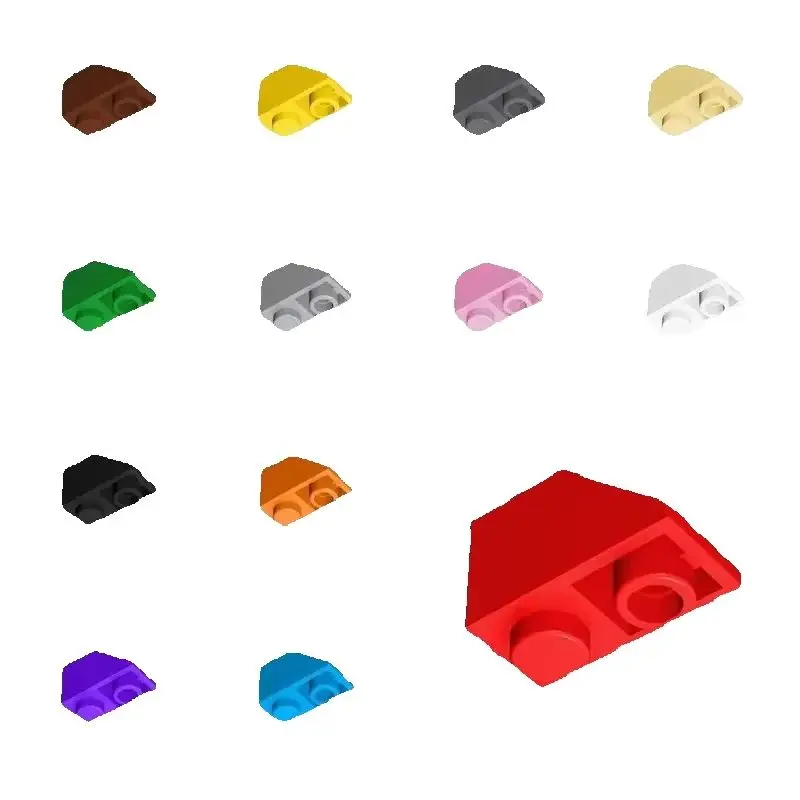100pcs 3665 Slope Inverted 45 2x1 Bricks Toys For Technical MOC Building Blocks Compatible High-Tech Accessories