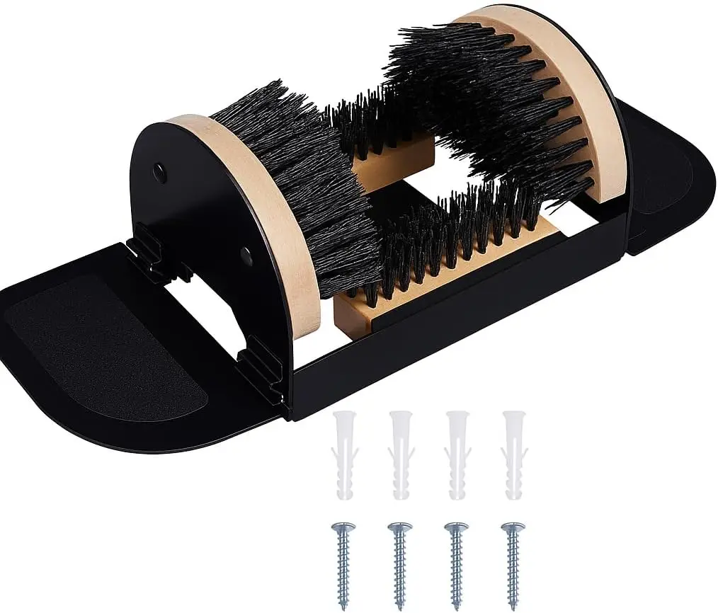 

Heavy-Duty Boot Scrubber with Upgraded Bristles - Shoe and Boot Cleaner Brush for Outdoor Use
