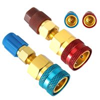 R134A To R1234YF Adapter Quick Fitting Coupler For High Low Side Adapter Fitting Connector Car Airconditioning Fitting Car Tools