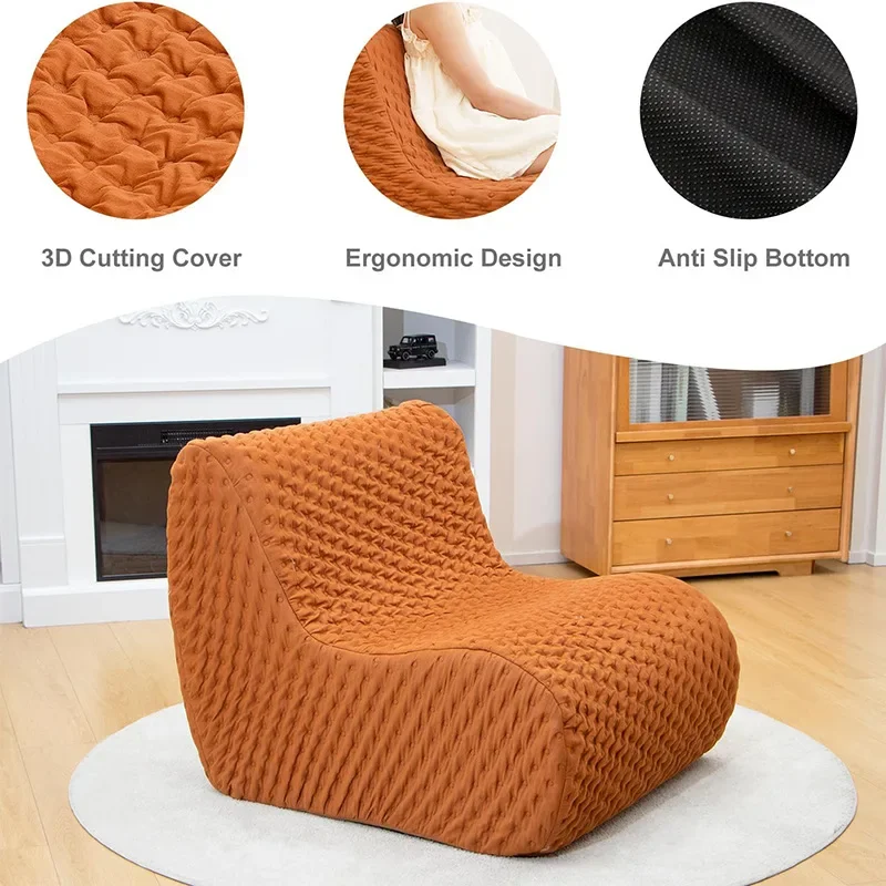 Double sofa elastic fabric pad high density sponge single compressible