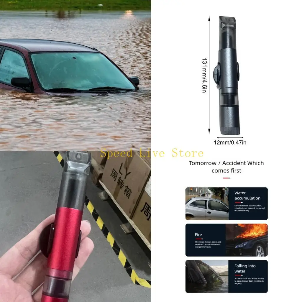 

547c защитный молот многофункциональный спасающий молот с ремнем для ремня безопасности и выключателем для экистров