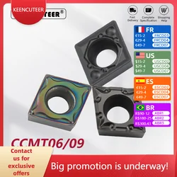CCMT Blade for Steel CCMT06/09 TF/LQ/TM/MF/PF/PM YZ6030 YZ5010 Carbide Insert for SCLCR/L External Turning Tool Cutter CNC Lathe