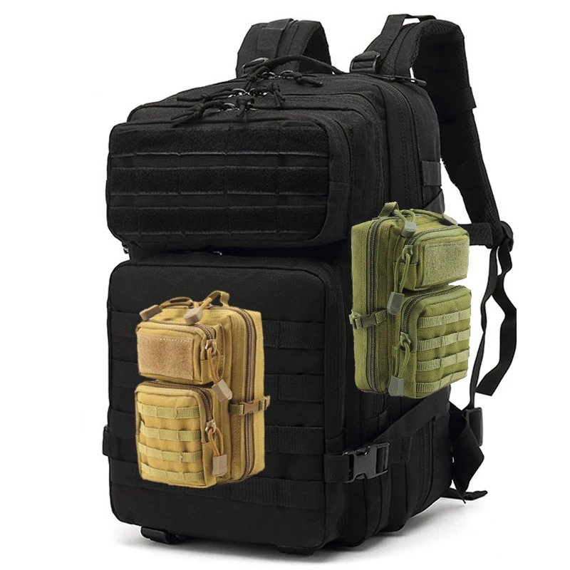 Tactical Pouch Holster Molle Hip Waist EDC Bag Wallet Purse Phone Case Camping Hiking Bags Hunting Pack Chest Bags