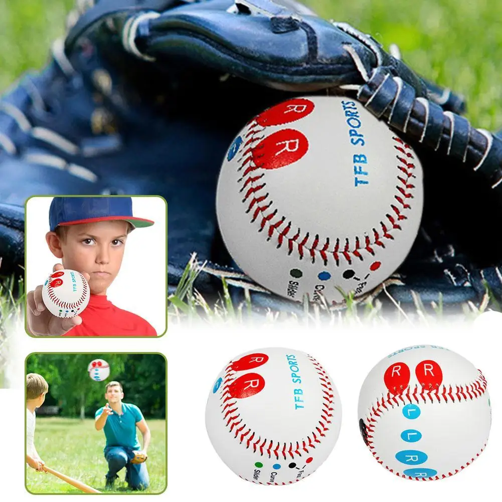 

Pitch Training Baseball With Finger Placement Markers Standard Baseball Pitching Trainer Kit Training Aid For Pitching Practice