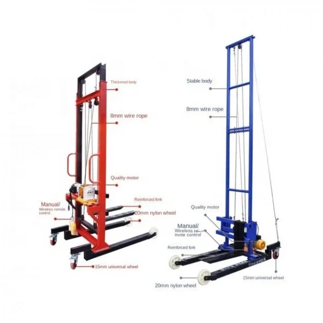 Electric Construction Hoist Picker Scaffold Ladder Foldable Working Platforms Electric Lifting Scaffold for Construction