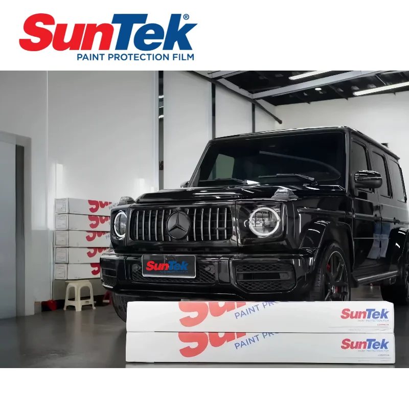 

Suntek 9.5Mil Original Paint Protection Film TPU PPF Diamond Gloss Shine Self Healing Hydrophobic Anti Stain UV Resistance